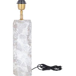 PTMD Tafellamp Rester - 10x10x40 cm - Marmer - Naturel