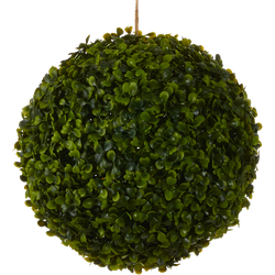 Mica Decorations Buxus Bol Kunstplant voor Buiten Hangend - Ø28 cm - Groen