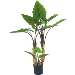 Kunstplant Alocasia Dubbel 120 cm - Buitengewoon de Boet