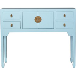 Fine Asianliving Chinese Sidetable Blauw  Celeste Blue - Orientique