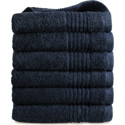 PHLOX Handdoeken Set 50x100 cm - 6 stuks - 600 g/m2 Zacht Katoen - Supreme Collectie - Navy