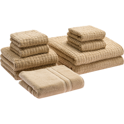 Beliani ATAI - Handdoek-Beige-Katoen
