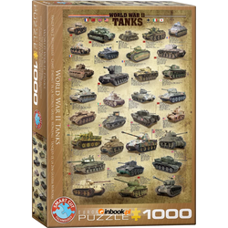 Eurographics Eurographics puzzel World War II Tanks - 1000 stukjes