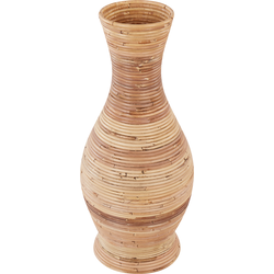 TRINISA - Decoratieve vaas - Natuurlijk - Rotan