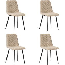 PoleWolf - Sunset chair - Latte - Set of 4 