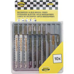 Benson Decoupeerzaagbladen - zaagbladen set - 10-delig - Decoupeerzaagbladen
