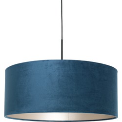 Hanglamp met blauwe kap Steinhauer Sparkled Light Blauw