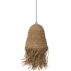 J-line - Lampenkap Franjes Sisal Natuur - 31x31x37cm