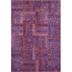 Safavieh Boho Chic Indoor Woven Area Rug, Monaco Collection, MNC214, in Purple & Multi, 122 X 170 cm