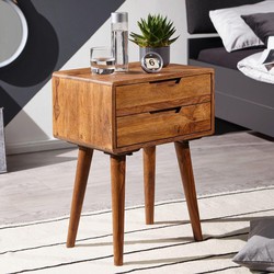 Pippa Design nachtkastje in landelijke stijl - houtkleuren