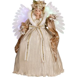 House of Seasons Engel Kerstmis Figuur - 23x65x49 cm - Goud