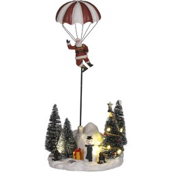 Parachute Santa battery operated - l13xw12,5xh29cm