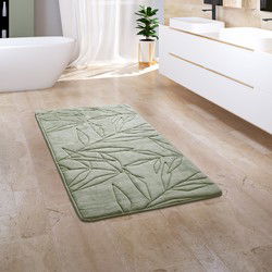 Badkamer Vloerkleed Corina - Groen - 50x80 cm