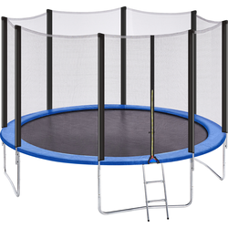 Beliani RISATA - Trampoline-Zwart-Polypropyleen