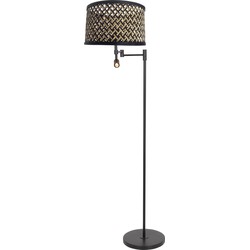 Steinhauer vloerlamp Stang - zwart - metaal - 3717ZW