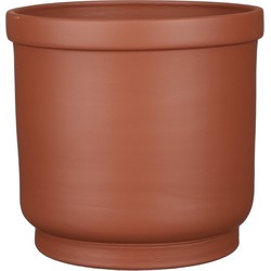 Mica Decorations Riva Bloempot - 26x26x23 cm - Terracotta - Terra