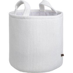 Baby's Only Opbergmand kinderkamer & babykamer - Speelgoedmand - Wasmand Sense - Wit - Ø30 cm