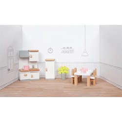 Goki Goki Doll furniture style, kitchen Table: 10 x 6.5 x 5 cm