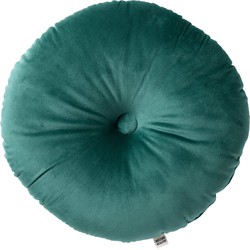 Dutch Decor OLLY - Sierkussen rond velvet Ø40 cm - Sagebrush Green  - groen - Dutch Decor