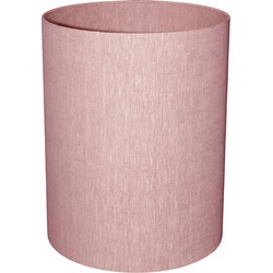 PTMD Rivvo Pink Cotton Linen Lampshade Round High