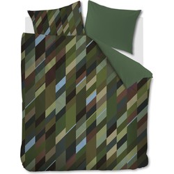 Kardol Dekbedovertrek Sackville Green-1-persoons (140 x 200/220 cm)