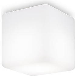 Ideal Lux - Luna - Plafondlamp - Metaal - E27 - Wit