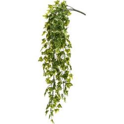 Groene Hedera Helix kunstplant hangende tak 75 cm UV bestendig - Kunstplanten