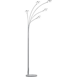 Moderne Vloerlamp  Rennes - Metaal - Chroom