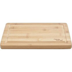 Keuken groente/vlees snijplank - bamboe hout - 29 x 19 x 1.8 cm - Snijplanken