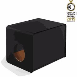 MiaCara Sito Kattenbak zwart 54,4 x 41 x 40,2 cm
