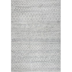 Safavieh Modern Chic Indoor Woven Area Rug, Madison Collection, MAD798, in Silver & Ivory, 61 X 91 cm