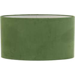 Light & Living - kap - Velours - groen - textiel - E27 - 3545282