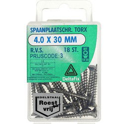 Sp.pl.schr.torx 4,0x30mm rvs 18st