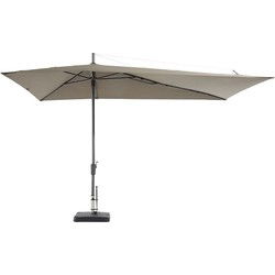 Stokparasol Asymetriq Asymetrique Sideway 360 x 220 cm grey zonwering