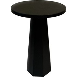 Ronde salontafel met brede poot H47 cm - LILYUM