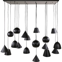 AnLi Style Hanglamp 18L  XXL metalen kap