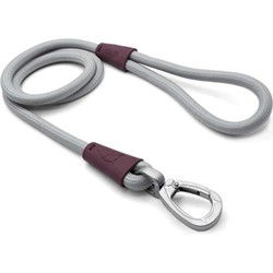 MORSO HONDENRIEM SOFT ROPE GERECYCLED GREY GRIJS 120X1 CM