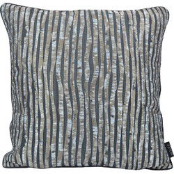 Silver Lines | 45 x 45 cm | Kussenhoes | Jacquard/Polyester