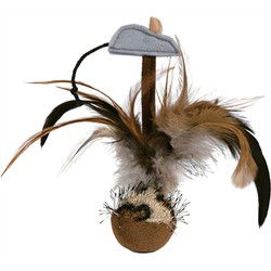 TRIXIE TUIMEL-VERENBAL MET MUIS EN MICROCHIP PLUCHE 15 CM 4 ST