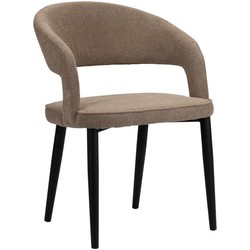 Pole to Pole - Tusk chair - Chenille - Brown - Fire Retardant