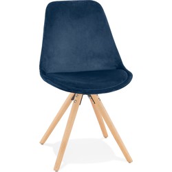 Vintage stoel RICKY blauw