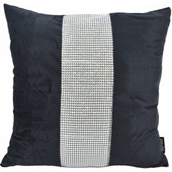 Sierkussen Bliss Diamond - Zwart | 45 x 45 cm | Velvet/Polyester