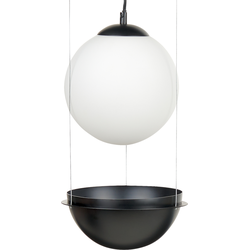 TOBINS - Hanglamp - Zwart - Glas