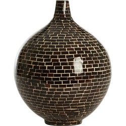 Vaas Elorza - Donkerbruin - Ø28cm