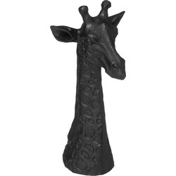 Decoratief beeld Giraf Zwart - H33