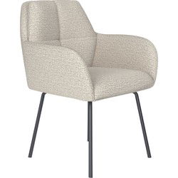 Housecraft Living Pete Eetkamerstoel Metaal Off-White
