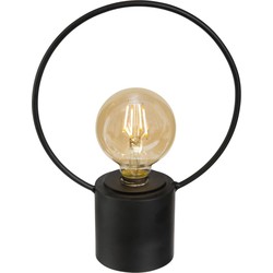 LED-lamp Chic - Zwart - Werkt op batterijen (incl. lamp)