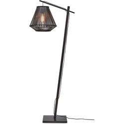 Vloerlamp Merapi - Bamboe Zwart - 57x30x150cm