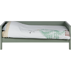 WOOOD Nikki Bedbank Excl Lade - Grenen - Jadegroen - 73x208x100