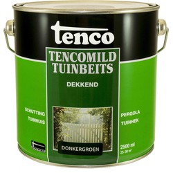 Dekkend donkergroen 2,5l mild verf/beits - tenco